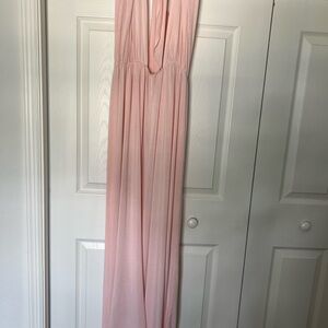 ASOS Pink Infinity Convertible Dress – Size XL, Multiway Bridesmaid Gown